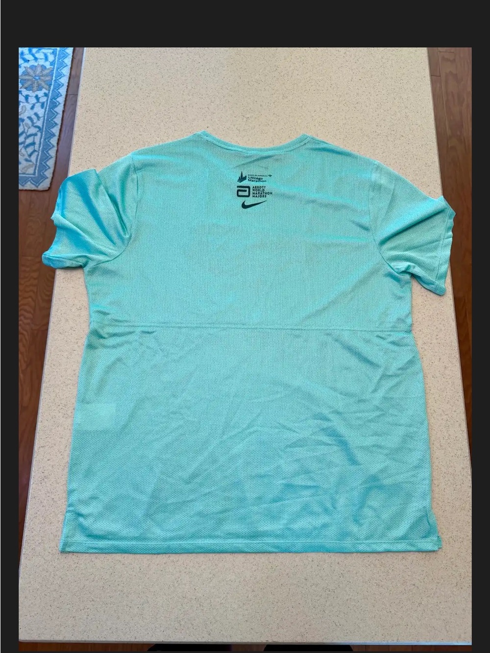 Nike Men’s Teal Chicago Marathon 2023 Short Sleeve Tee - Picture 2 of 4